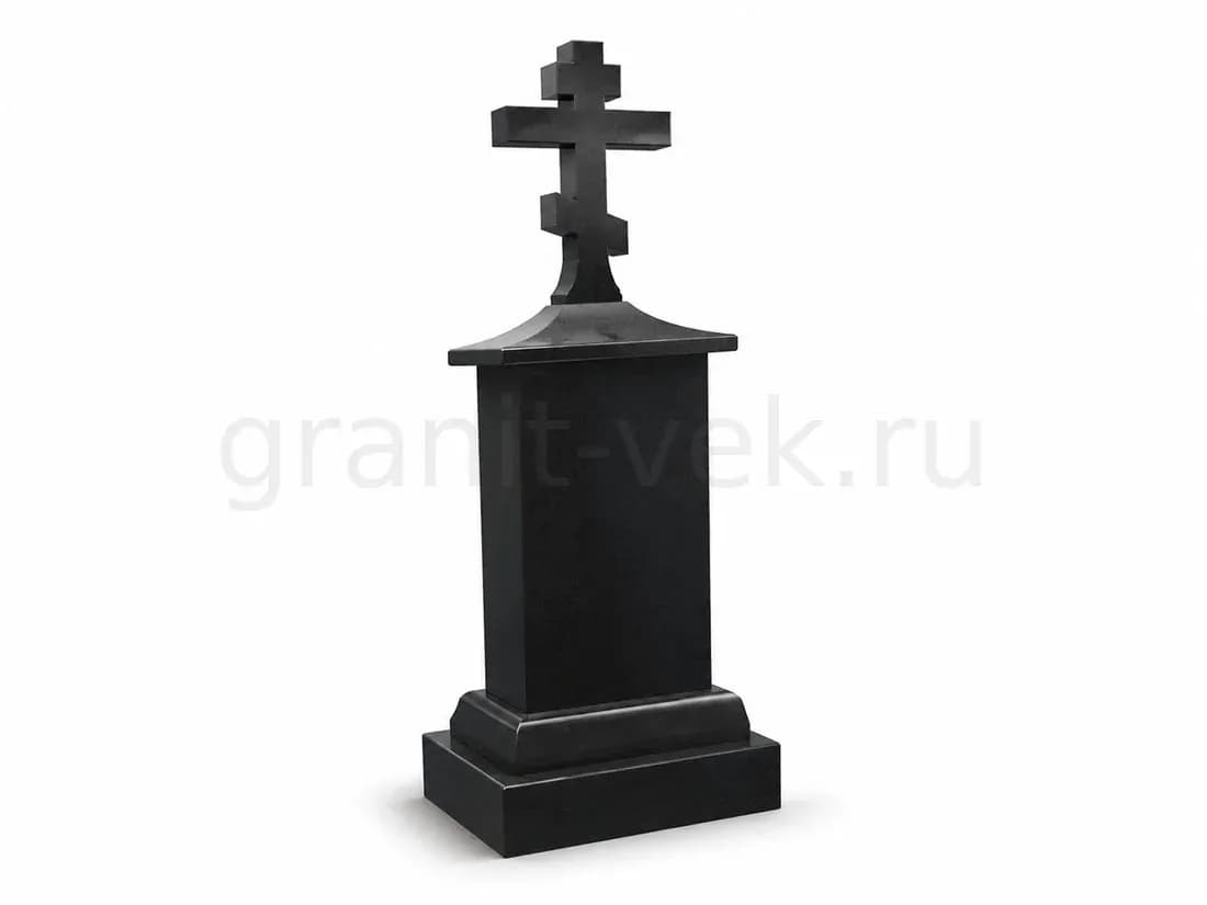 Памятник «Крест на тумбе» — одинарный памятник из габбро-диабаза