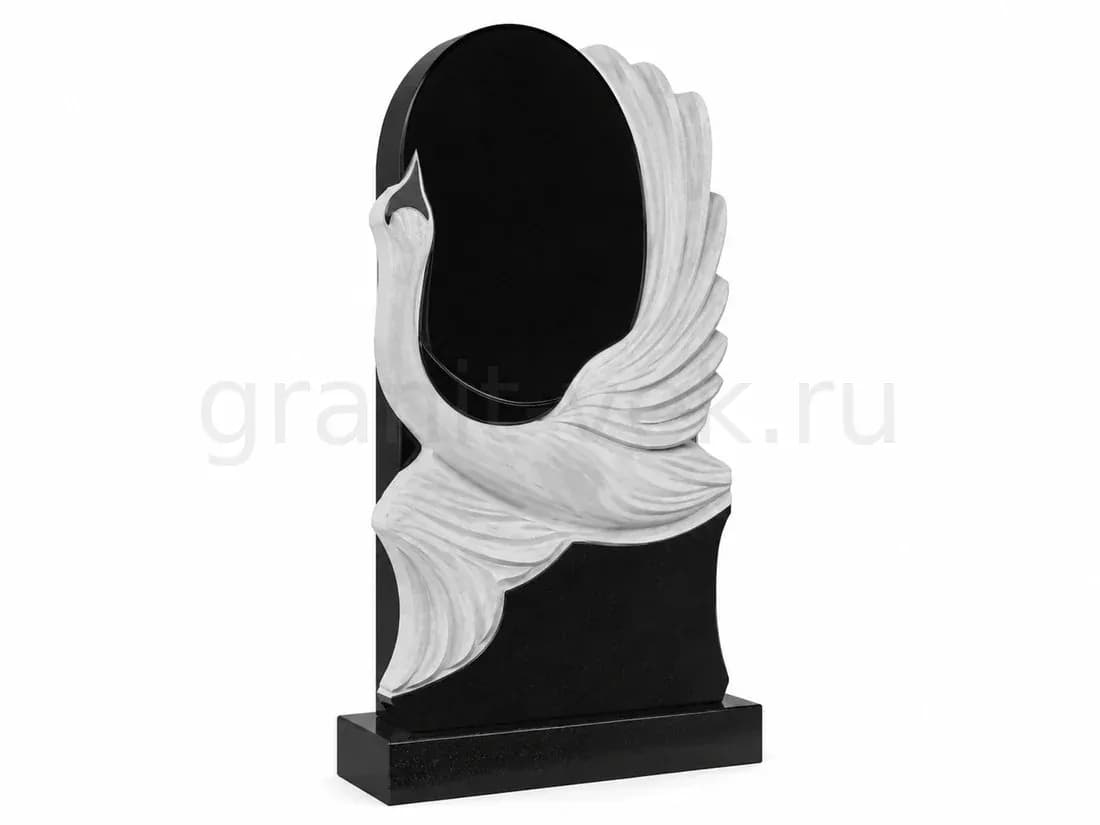 Памятник «Лебедь» — одинарный памятник из габбро-диабаза